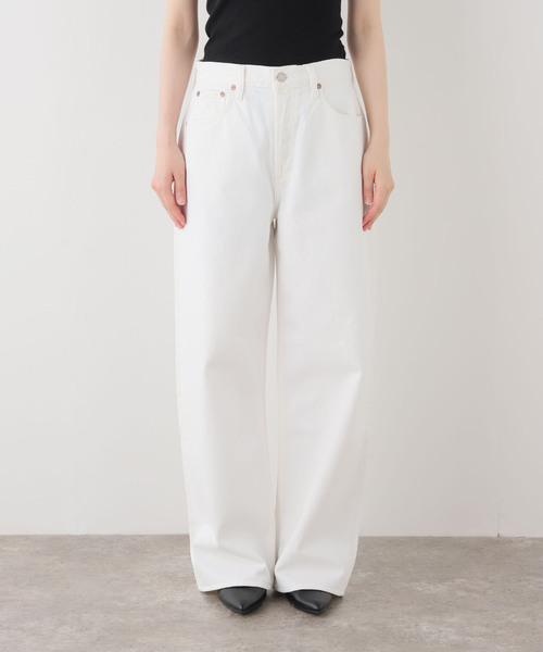Deuxieme Classe（ドゥーズィエムクラス）の「【AGOLDE / エーゴールドイー】LOW SLUNG BAGGY（その他パンツ・レディース・ホワイト・27/24/25/26）」の14枚目の写真