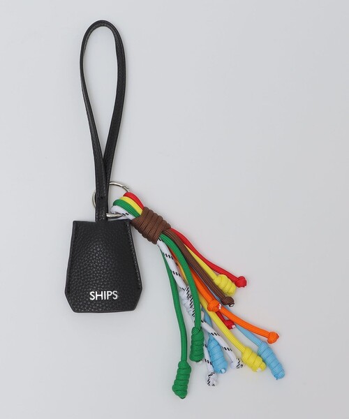 SHIPS(シップス)の「【WEB限定】SHIPS: クロシェット フリンジ キーケース(キーケース/キーアクセサリー・メンズ・その他1/レッド/ネイビー/ブラック・ONE SIZE)」の5枚目の写真