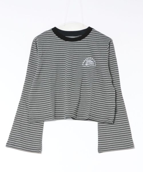 VANS(バンズ)の「VANS ヴァンズ W OFF THE WALL LS-TSHIRT ロングスリーブ 126K3020201 ABC-MART限定 BLACK(Tシャツ/カットソー・レディース・ブラック・SMALL/MEDIUM)」の1枚目の写真