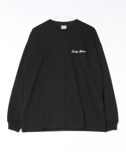 8(eight)(エイト)の「ロゴワイドシルエットロンT(Tシャツ/カットソー・メンズ・チャコール/ブラック/ホワイト・MEDIUM/X-LARGE/LARGE)」の2枚目の写真