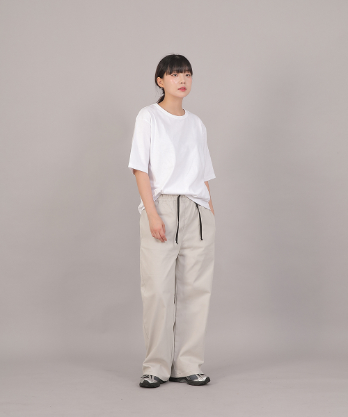SAINTCREW(セントクルー)の「コアワイドバンディングパンツ MWP-391 オートミール(その他パンツ・レディース・その他・FREE)」の4枚目の写真