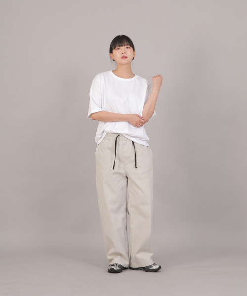 SAINTCREW(セントクルー)の「コアワイドバンディングパンツ MWP-391 オートミール(その他パンツ・レディース・その他・FREE)」の5枚目の写真