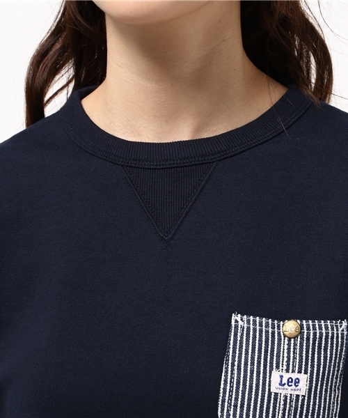 Lee（リー）の「【Lee×CIAOPANICTYPY】コラボデニムポケットスウェットプルオーバー（スウェット・レディース・ホワイト/グレー/ネイビー・FREE）」の7枚目の写真