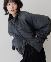 Kastane | 【8.23(日)0:00発売/S.Mサイズ展開】チェック中綿リバーシブルアウター(ダウンジャケット/コート)