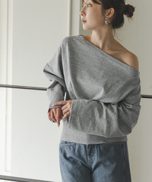 CLOSED（クローズド）の「CLOSED/クローズド Off-shoulder sweatshirt（Tシャツ/カットソー）」