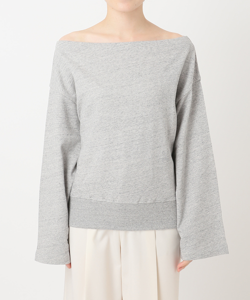 CLOSED(クローズド)の「CLOSED/クローズド Off-shoulder sweatshirt(Tシャツ/カットソー・レディース・ライトグレー・SMALL)」の13枚目の写真