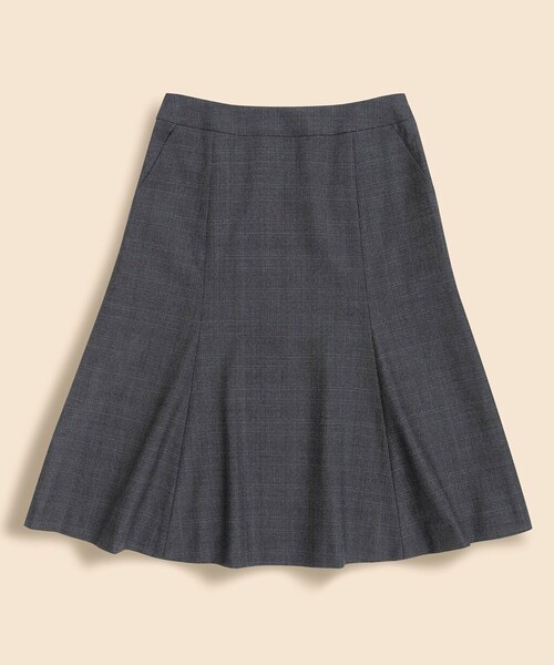 BROOKS BROTHERS(ブルックスブラザーズ)の「ウール グレンチェック フレアスカート(スカート・レディース・グレー・0/2/4)」の1枚目の写真