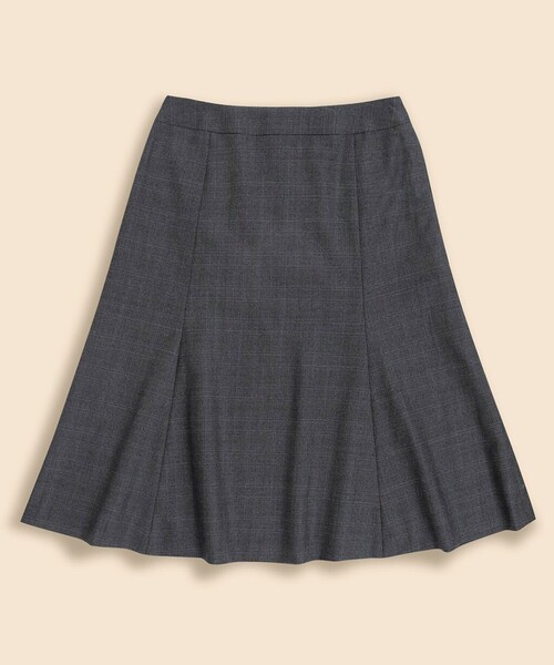 BROOKS BROTHERS(ブルックスブラザーズ)の「ウール グレンチェック フレアスカート(スカート・レディース・グレー・0/2/4)」の2枚目の写真