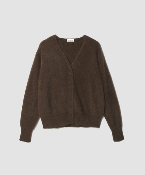 ESTNATION(エストネーション)の「ESTNATION / フォックスカシミア カーディガン(カーディガン/ボレロ・レディース・グレー/ブラウン/イエロー・FREE)」の1枚目の写真