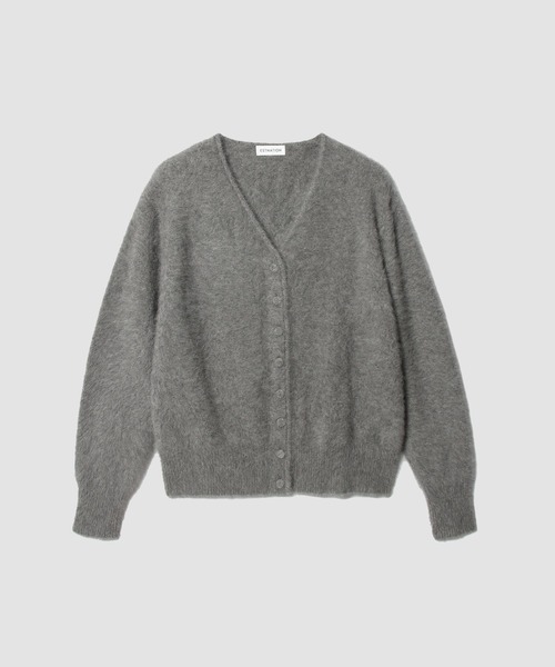 ESTNATION(エストネーション)の「ESTNATION / フォックスカシミア カーディガン(カーディガン/ボレロ・レディース・グレー/ブラウン/イエロー・FREE)」の2枚目の写真