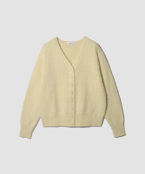 ESTNATION(エストネーション)の「ESTNATION / フォックスカシミア カーディガン(カーディガン/ボレロ・レディース・グレー/ブラウン/イエロー・FREE)」の3枚目の写真