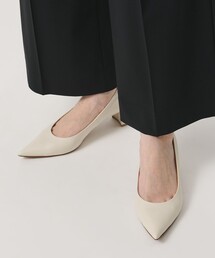 EVERY ポインテッド チャンキーヒール パンプス