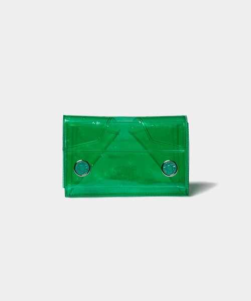 beautiful people(ビューティフルピープル)の「nothing to hide vinyl ostrich coin card case(財布・レディース・オレンジ/イエロー/サックスブルー/ピンク/グリーン・FREE)」の2枚目の写真