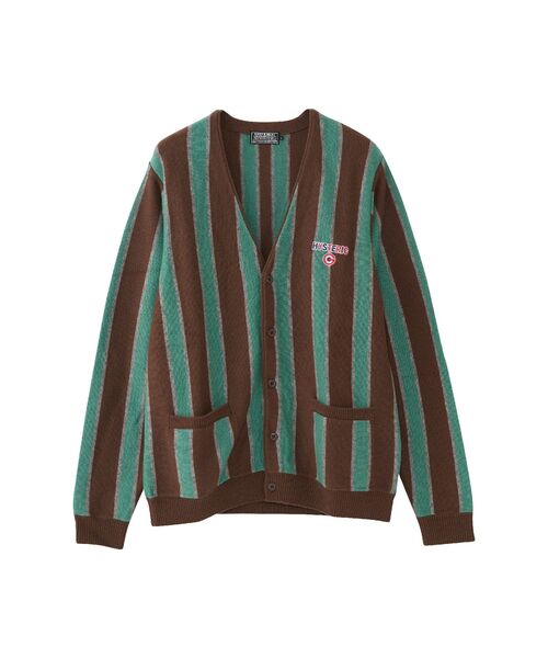 HYSTERIC GLAMOUR(ヒステリックグラマー)の「HYSTERIC G刺繍 カーディガン(カーディガン/ボレロ・メンズ・ネイビー/ブラウン/ブラック・X-LARGE/MEDIUM/LARGE/SMALL)」の2枚目の写真