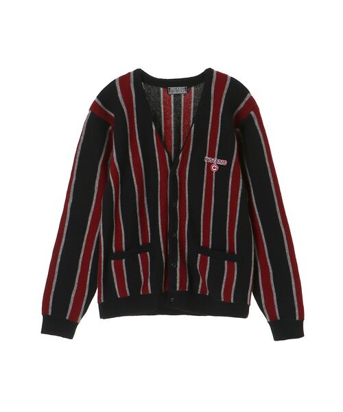 HYSTERIC GLAMOUR(ヒステリックグラマー)の「HYSTERIC G刺繍 カーディガン(カーディガン/ボレロ・メンズ・ネイビー/ブラウン/ブラック・X-LARGE/MEDIUM/LARGE/SMALL)」の1枚目の写真