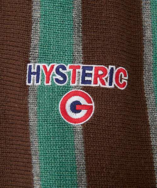 HYSTERIC GLAMOUR(ヒステリックグラマー)の「HYSTERIC G刺繍 カーディガン(カーディガン/ボレロ・メンズ・ネイビー/ブラウン/ブラック・X-LARGE/MEDIUM/LARGE/SMALL)」の7枚目の写真