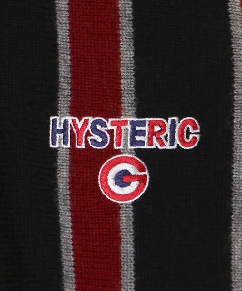 HYSTERIC GLAMOUR(ヒステリックグラマー)の「HYSTERIC G刺繍 カーディガン(カーディガン/ボレロ・メンズ・ネイビー/ブラウン/ブラック・X-LARGE/MEDIUM/LARGE/SMALL)」の9枚目の写真