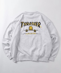 【70】【THRASHER/スラッシャー】マークゴンザレス ヘビーウェイト スウェット/オーバーサイズ/クルーネック/トレーナー/刺繍/裏起毛/ユニセックス/レディース/メンズ