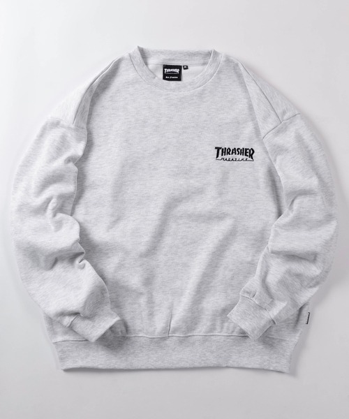 THRASHER(スラッシャー)の「【70】【THRASHER/スラッシャー】マークゴンザレス ヘビーウェイト スウェット/オーバーサイズ/クルーネック/トレーナー/刺繍/裏起毛/ユニセックス/レディース/メンズ(スウェット・メンズ・グレー/レッド/ブラック・M/L/XL)」の6枚目の写真