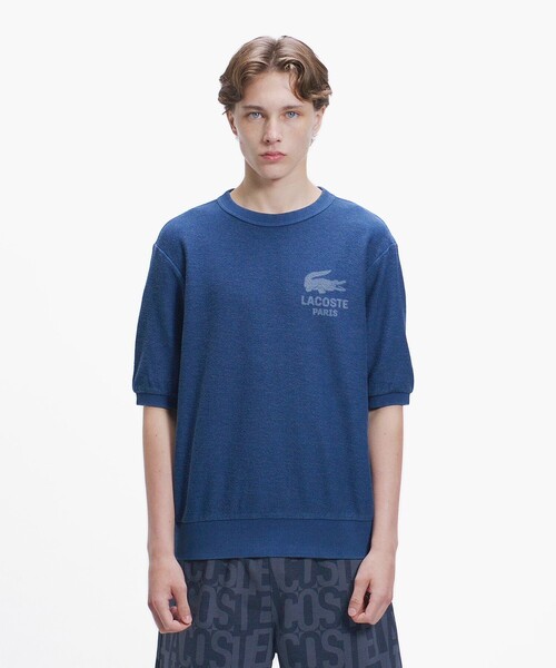 LACOSTE(ラコステ)の「インディゴパイル 半袖スウェットシャツ(スウェット・メンズ・ブラック/ブルー/インディゴブルー・5/4/3/2)」の21枚目の写真