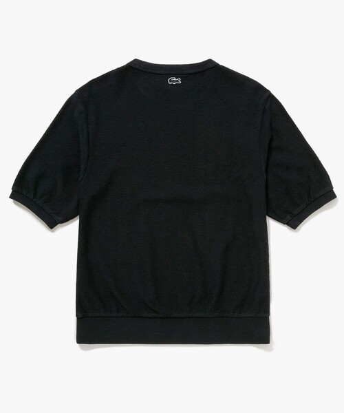 LACOSTE(ラコステ)の「インディゴパイル 半袖スウェットシャツ(スウェット・メンズ・ブラック/ブルー/インディゴブルー・5/4/3/2)」の9枚目の写真