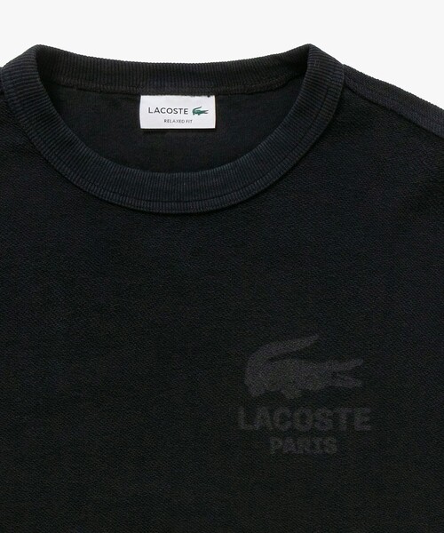 LACOSTE(ラコステ)の「インディゴパイル 半袖スウェットシャツ(スウェット・メンズ・ブラック/ブルー/インディゴブルー・5/4/3/2)」の10枚目の写真