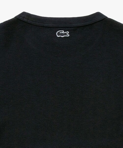 LACOSTE(ラコステ)の「インディゴパイル 半袖スウェットシャツ(スウェット・メンズ・ブラック/ブルー/インディゴブルー・5/4/3/2)」の11枚目の写真