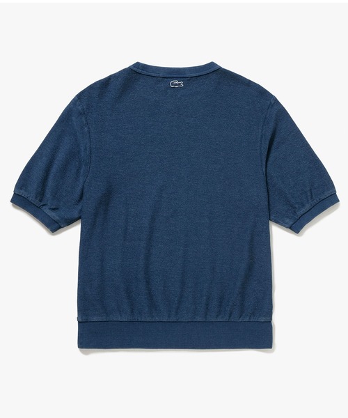 LACOSTE(ラコステ)の「インディゴパイル 半袖スウェットシャツ(スウェット・メンズ・ブラック/ブルー/インディゴブルー・5/4/3/2)」の16枚目の写真