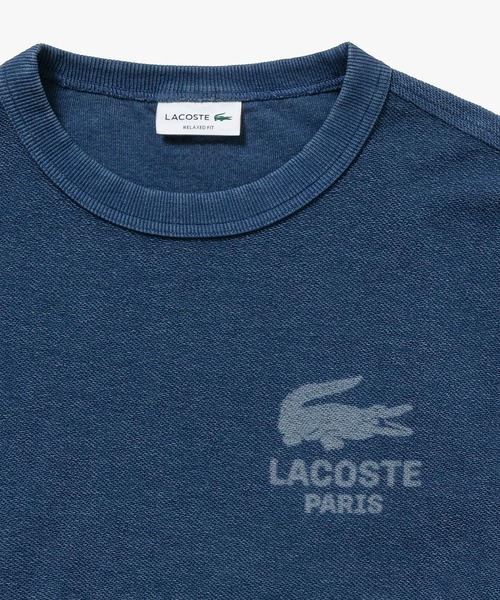 LACOSTE(ラコステ)の「インディゴパイル 半袖スウェットシャツ(スウェット・メンズ・ブラック/ブルー/インディゴブルー・5/4/3/2)」の17枚目の写真