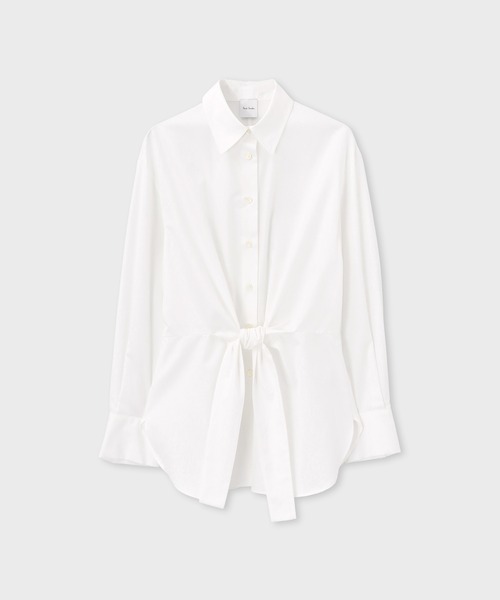 Paul Smith(ポールスミス)の「ウィメンズ フロントタイ 長袖シャツ / 265309 411B(シャツ/ブラウス・レディース・ホワイト・40)」の1枚目の写真