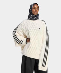 adidas（アディダス）の「ケーブルニットセーター / アディダスオリジナルス adidas Originals（ニット/セーター）」