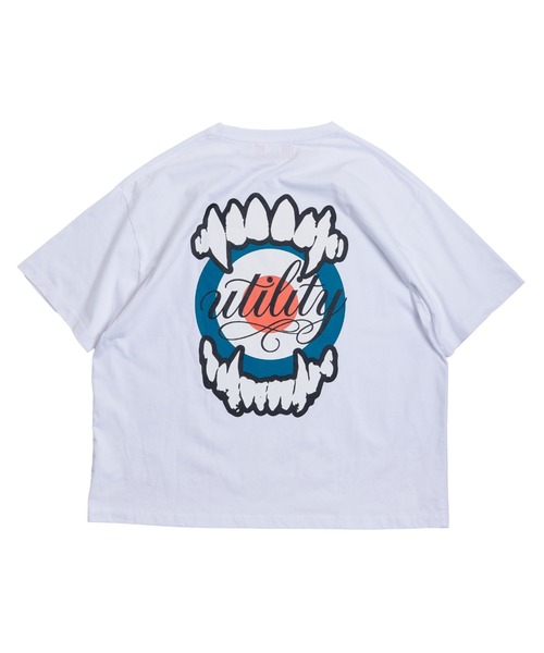 EFFECTEN(エフェクテン)の「【EFFECTEN】Target t-shirt(Tシャツ/カットソー・メンズ・ホワイト/スミクロ・X-LARGE/LARGE/MEDIUM/SMALL)」の1枚目の写真