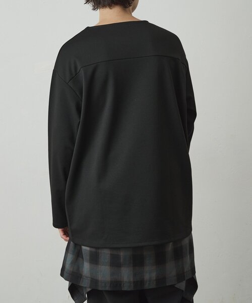 COLONY 2139(コロニートゥーワンスリーナイン)の「ブライトポンチラウンドヘムロンT(Tシャツ/カットソー・メンズ・バーガンディー/ホワイト/ブラック・LARGE/MEDIUM)」の22枚目の写真