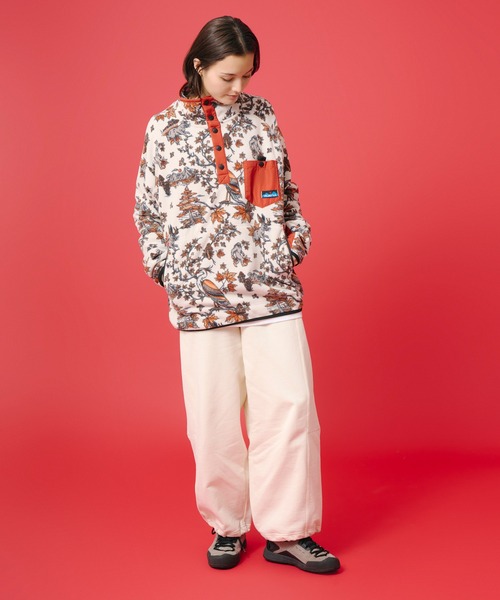 KAVU(カブー)の「KAVU/カブー Sweat Pants/スウェットパンツ(スウェットパンツ・レディース・オフホワイト/ブラック・MEDIUM)」の9枚目の写真