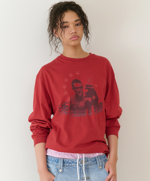 THEVINYLHOUSE（ザバイニルハウス）の「TOO CASUAL LS TEE RED（Tシャツ/カットソー・メンズ・その他・SMALL/MEDIUM/LARGE）」の7枚目の写真