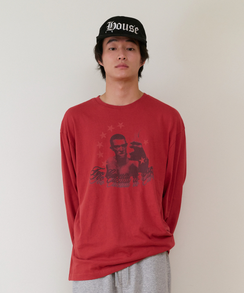 THEVINYLHOUSE（ザバイニルハウス）の「TOO CASUAL LS TEE RED（Tシャツ/カットソー・メンズ・その他・SMALL/MEDIUM/LARGE）」の8枚目の写真