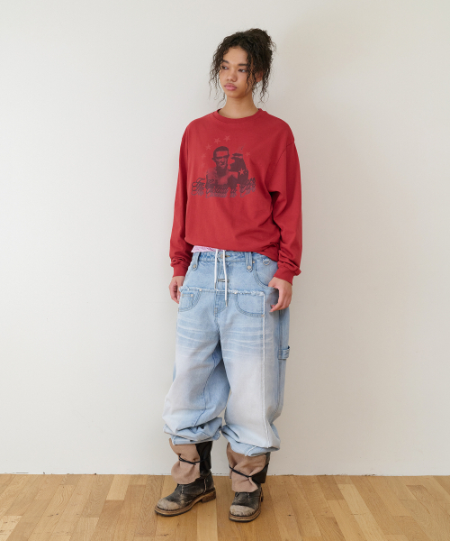 THEVINYLHOUSE（ザバイニルハウス）の「TOO CASUAL LS TEE RED（Tシャツ/カットソー・メンズ・その他・SMALL/MEDIUM/LARGE）」の11枚目の写真
