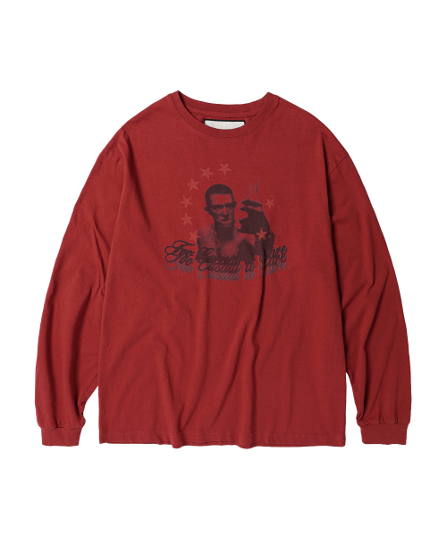 THEVINYLHOUSE（ザバイニルハウス）の「TOO CASUAL LS TEE RED（Tシャツ/カットソー・メンズ・その他・SMALL/MEDIUM/LARGE）」の14枚目の写真