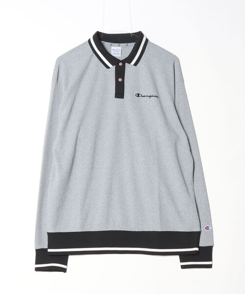 Champion ゴルフ 長袖ポロシャツ XL グレー セール】【Champion/チャンピオン】メンズ GOLF ロングスリーブ