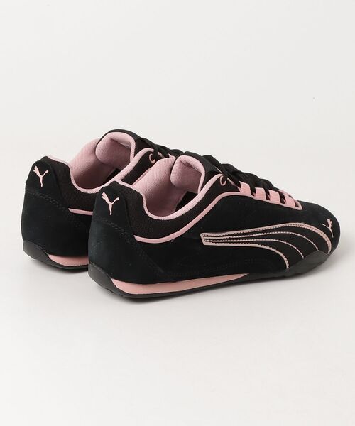 PUMA（プーマ）の「プーマ PUMA プーマ キャッチ ソレイユ SD（スニーカー・レディース・ブラック×ピンク・23.5cm/24.0cm/24.5cm/25.0cm/23.0cm/25.5cm/26.0cm）」の2枚目の写真