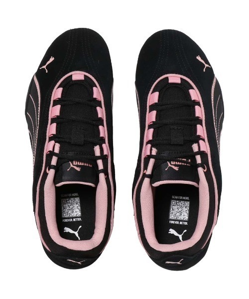 PUMA（プーマ）の「プーマ PUMA プーマ キャッチ ソレイユ SD（スニーカー・レディース・ブラック×ピンク・23.5cm/24.0cm/24.5cm/25.0cm/23.0cm/25.5cm/26.0cm）」の6枚目の写真