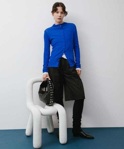arholiday.standard(エーアールホリデースタンダード)の「Studded Round One-Shoulder Bag / スタッズラウンドワンショルダーバッグ(ショルダーバッグ・レディース・アイボリー系/ブラック・FREE)」の11枚目の写真