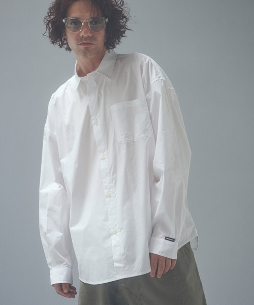 ADAM PATEK（アダムパテック）の「ms6672-soft calm papertouch broad shirt シャツ(AP2625005)（シャツ/ブラウス・メンズ・ホワイト/ブラック/チャコール・1/2）」の5枚目の写真