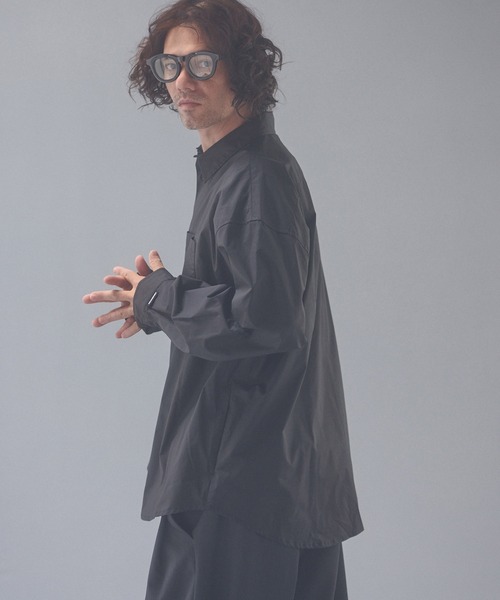 ADAM PATEK（アダムパテック）の「ms6672-soft calm papertouch broad shirt シャツ(AP2625005)（シャツ/ブラウス・メンズ・ホワイト/ブラック/チャコール・1/2）」の18枚目の写真