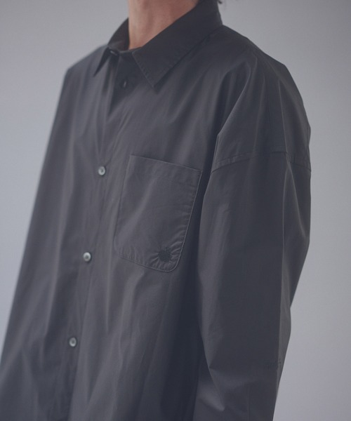 ADAM PATEK（アダムパテック）の「ms6672-soft calm papertouch broad shirt シャツ(AP2625005)（シャツ/ブラウス・メンズ・ホワイト/ブラック/チャコール・1/2）」の19枚目の写真