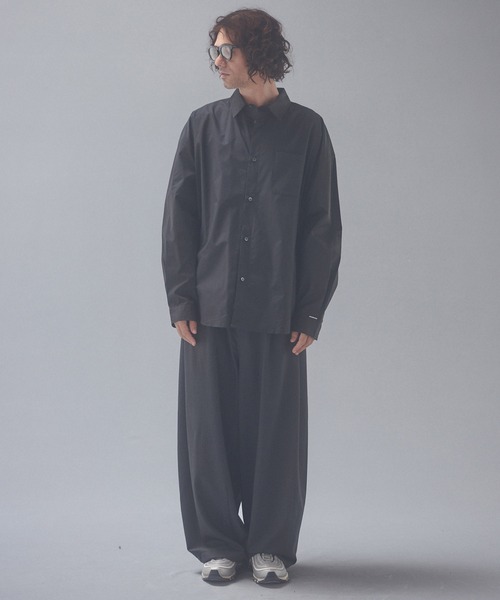ADAM PATEK（アダムパテック）の「ms6672-soft calm papertouch broad shirt シャツ(AP2625005)（シャツ/ブラウス・メンズ・ホワイト/ブラック/チャコール・1/2）」の21枚目の写真
