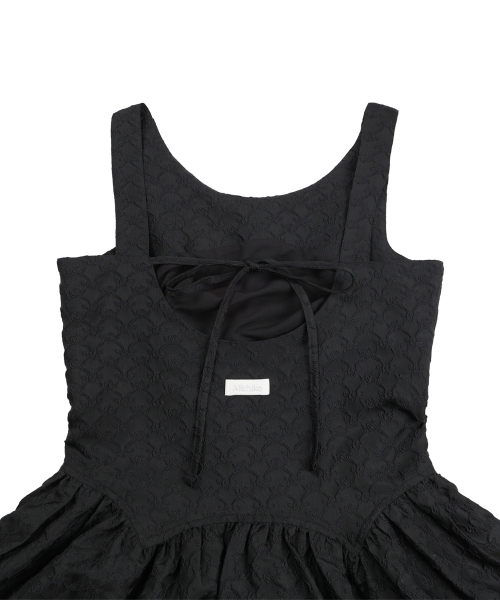 MICHIKO LONDON(ミチコ ロンドン)の「ローズジャガードレイヤードワンピース ブラック(ワンピース・レディース・その他・SMALL/MEDIUM)」の5枚目の写真