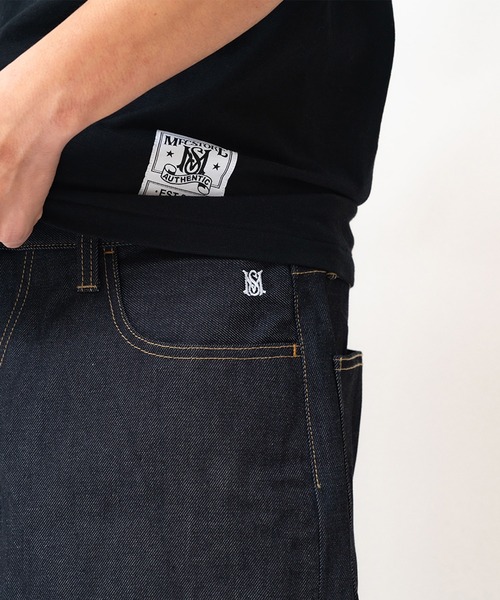 MFC STORE(エムエフシーストア)の「MFC STORE ORIGINAL BAGGY DENIM PANTS(デニムパンツ・メンズ・ブラック/インディゴブルー・S/M/L/XL)」の3枚目の写真