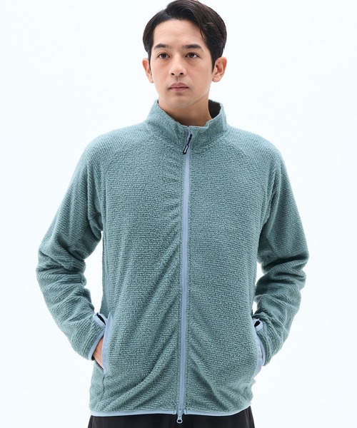 phenix outdoor(フェニックスアウトドア)の「phenix outdoor(フェニックスアウトドア)NIMBLE FLEECE JACKET / ニンブルフリースジャケット(スウェット・メンズ・ダークグリーン/ブラック/アイボリー/ベージュ・L/M)」の4枚目の写真