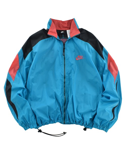 NIKEウェア　ナイロンジャケット　値下げ対応致します USED】90's NIKE ナイロン トラックジャケット（ナイロンジャケット